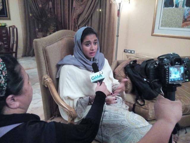 Rawan Radwan, a freelance journalist in Saudi Arabia, has scoured the Internet in search for her Filipina ex-nanny Marie Ning, who is now based in Quezon province. Ning left Saudi Arabia in 1992 after working for Radwan's family for five years. Radwan was emotional after seeing Ning in a report on GMA News TV's State of the Nation with Jessica Soho. Ronaldo Concha