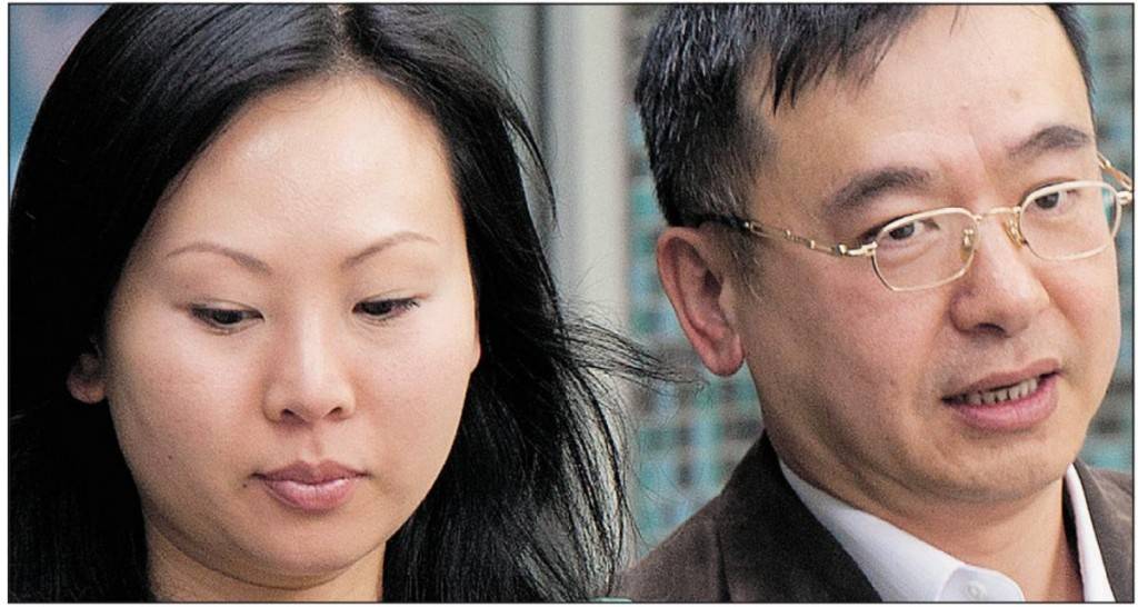 Franco Orr, pictured with his partner Ling Nicole Huen, was found guilty of human trafficking in June. Huen was found not guilty on all charges against her. (Jonathan Hayward/CP)